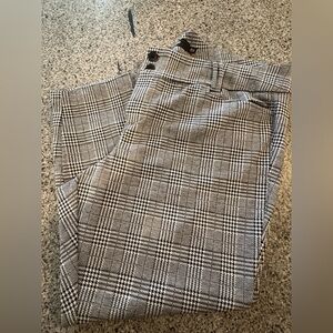 torrid Black & White Plaid Trousers- Pull on style